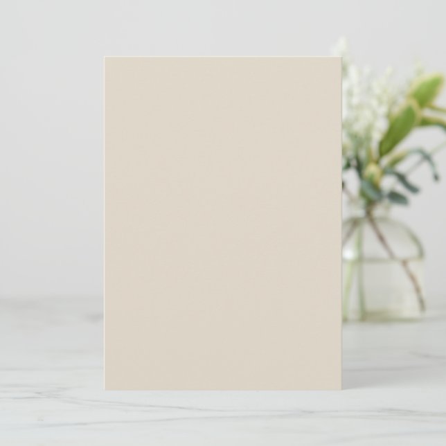 Bone White Einladung (Stehend Vorderseite)