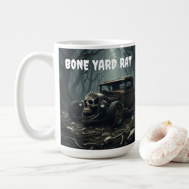 Bone Yard Rat Kaffeetasse (Mit Donut)