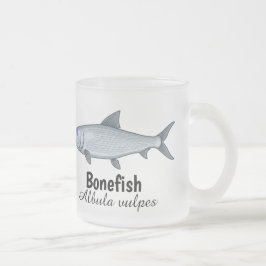 Bonefish-Frostglas-Tasse von SciPerspective Mattglastasse
