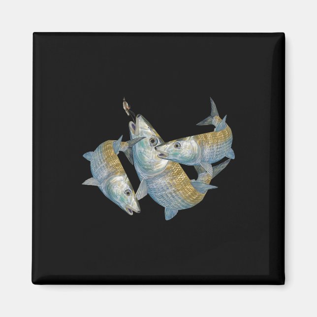 Bonefish Hunting A Salt Water Fly Fishing &amp; De Magnet (Vorne)