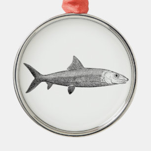 Bonefish Logo Ornament Aus Metall