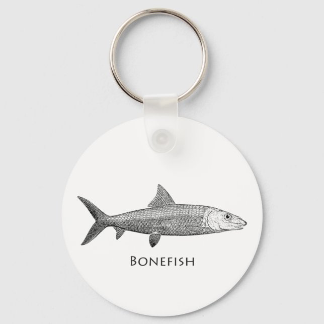Bonefish Logo Schlüsselanhänger (Vorderseite)