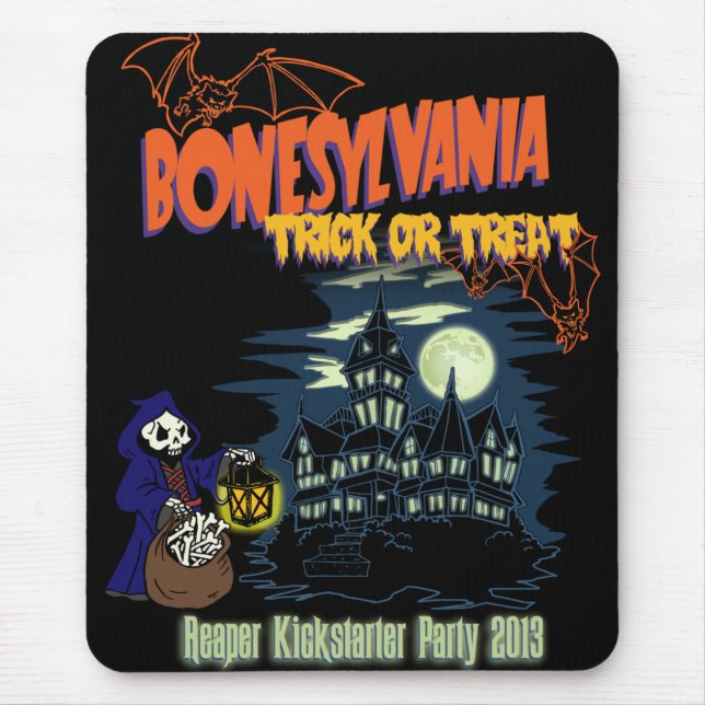 Bonesylvania Mausunterlage Mousepad (Vorne)