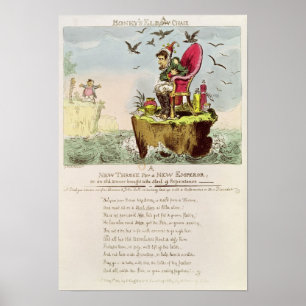 Boney's Elba Chair, herausgegeben von S. Knight Poster