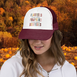 Bonfire Babe & Pumpkin Patch Comfort Wear Truckerkappe