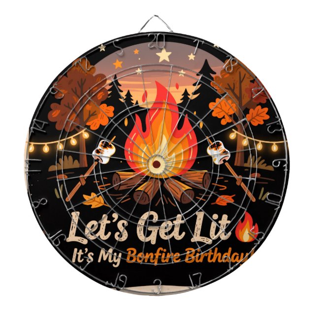 Bonfire Beer Pong Table 🔥 | Outdoor Party  Dartscheibe (vorne)