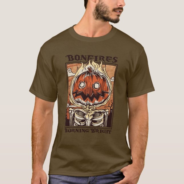 Bonfire Burning Bright T-Shirt (Vorderseite)