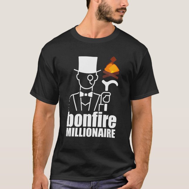Bonfire-Coin Kryptowährung Bonfire Krypto Million T-Shirt (Vorderseite)