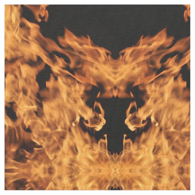 Bonfire Flames Stoff (Nahaufnahme)