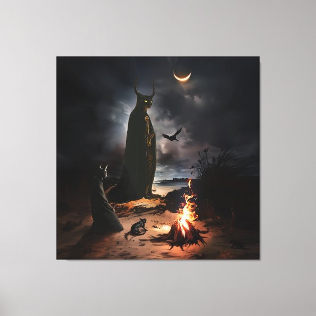 Bonfire Leinwanddruck (Vorderseite)
