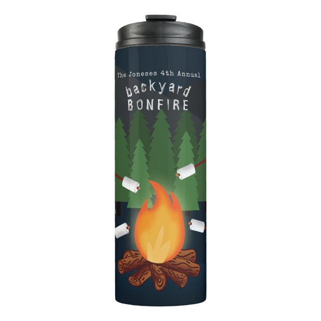Bonfire Party Thermosbecher (Vorderseite)