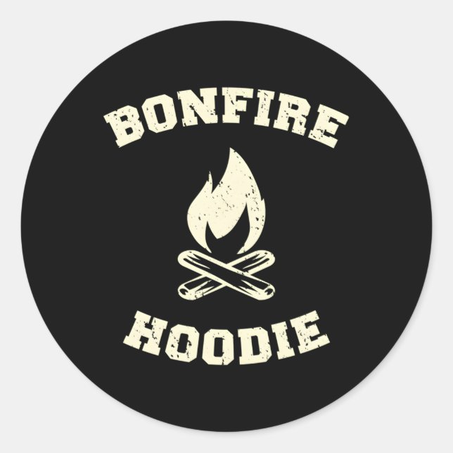 Bonfire Runder Aufkleber (Vorderseite)
