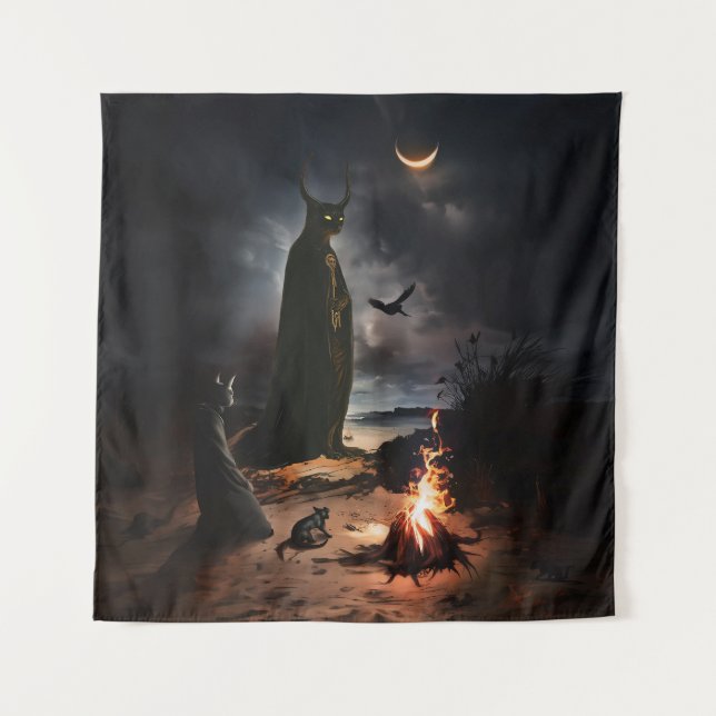 Bonfire Wandteppich (Vorderseite)