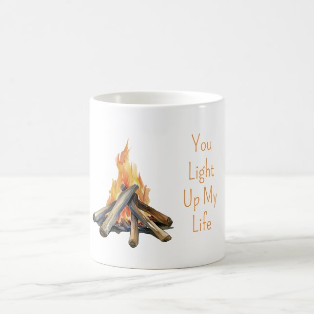 Bonfire You Light Up My Life Kaffeetasse (Mittel)