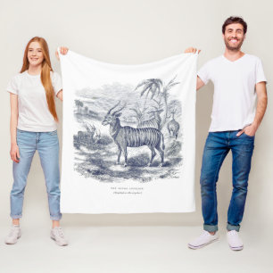 Bongo Antelope Fleece Blanket