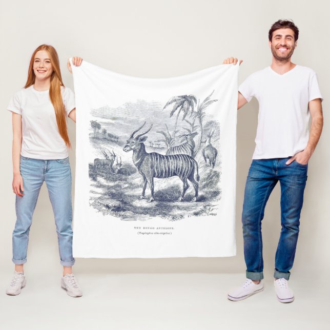 Bongo Antelope Fleece Blanket (Beispiel)