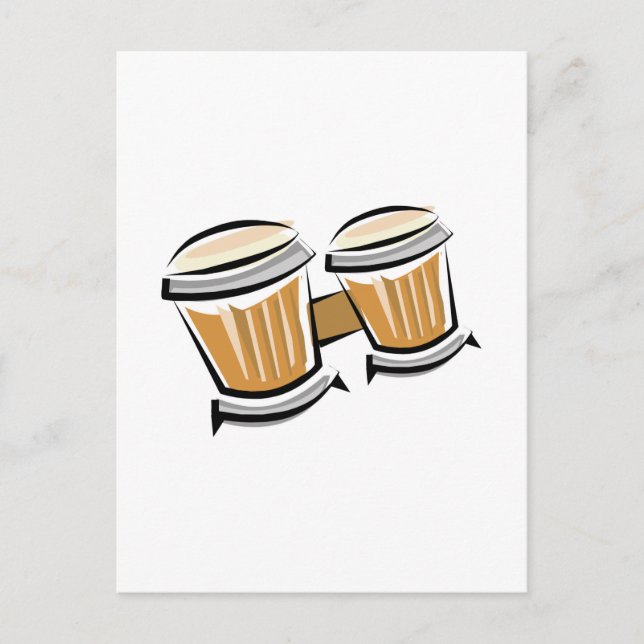 Bongos Postkarte (Vorderseite)