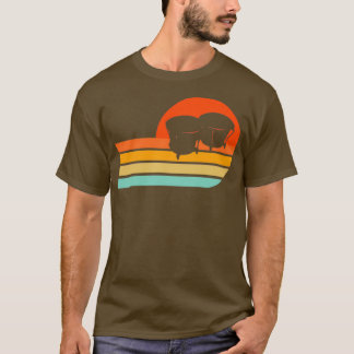 Bongos Vintage Percussion-Musik Bongo-Spieler T-Shirt