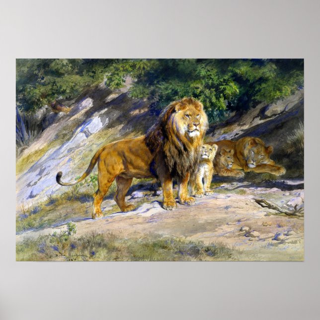 Bonheur - The King Watches Poster (Vorne)