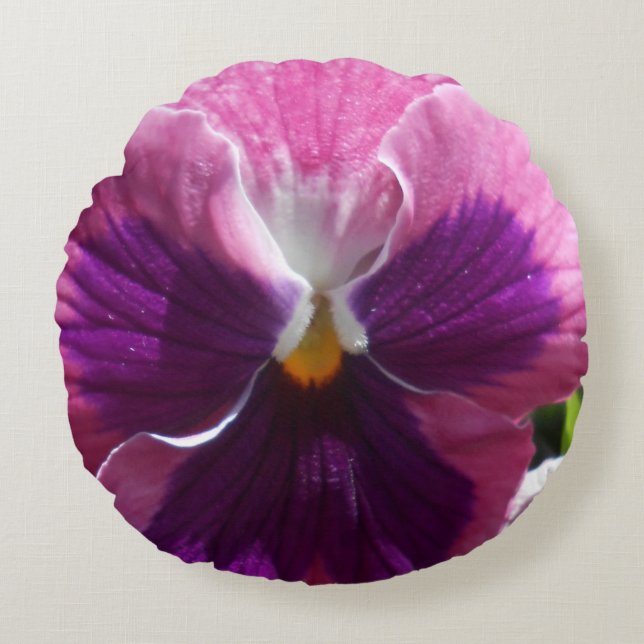 Bonheut Rundes Kissen (Vorderseite)