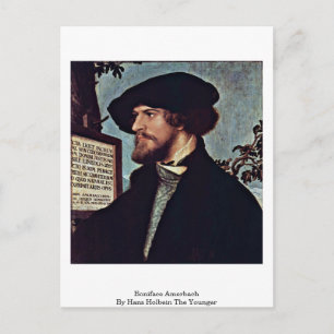 Boniface Amerbach von Hans Holbein die Jüngsten Postkarte
