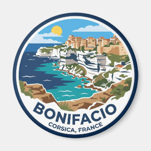 Bonifacio Frankreich Magnet