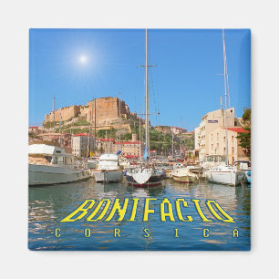 Bonifacio, Korsika, Frankreich Magnet