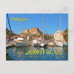 Bonifacio, Korsika, Frankreich Postkarte