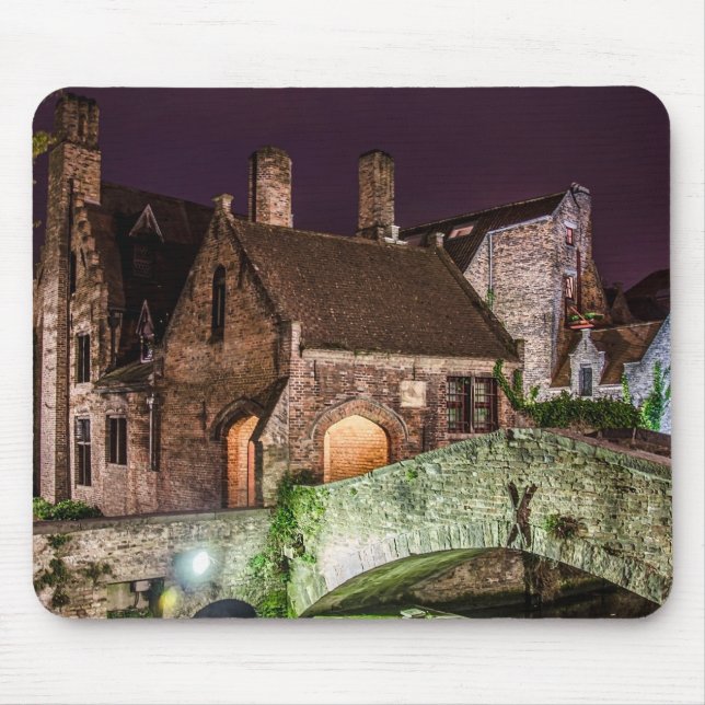 Bonifacius-Brücke in Brügge Mousepad (Vorne)