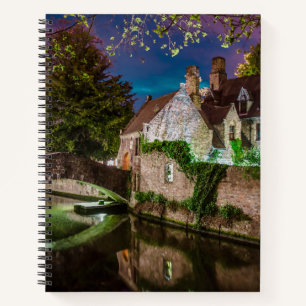Bonifacius-Brücke in Brügge Notizbuch