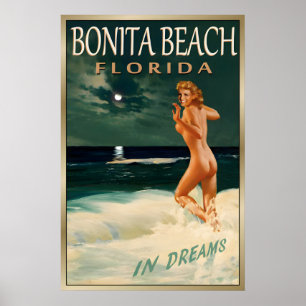 Bonita Beach Florida Neue Original Marilyn Monroe Poster