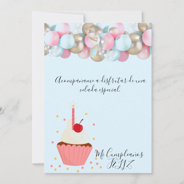 bonita Invitation de festejo Einladung (Vorderseite)