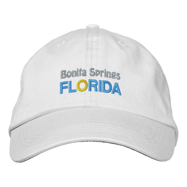 BONITA SPRINGS BESTICKTE BASEBALLKAPPE (Vorderseite)