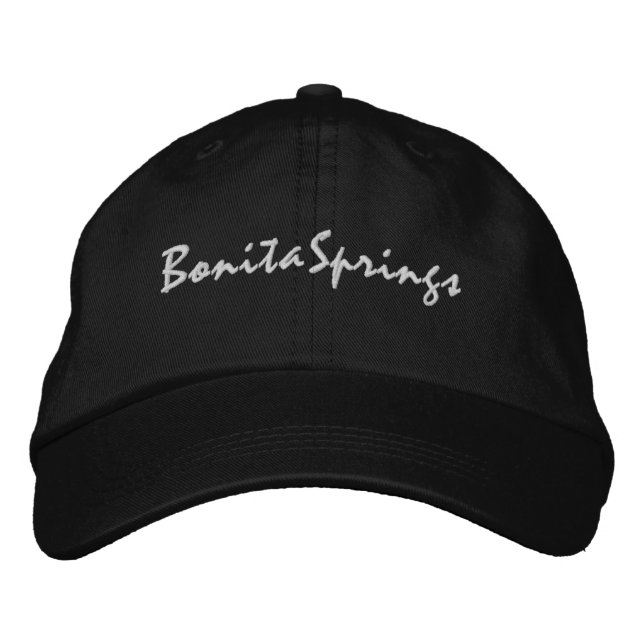 Bonita Springs Florida Embroidered Baseball Hat Bestickte Baseballkappe (Vorderseite)