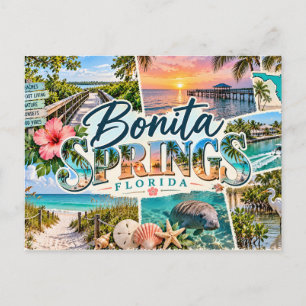 Bonita Springs, Florida Postkarte
