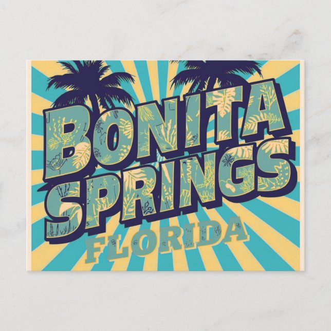 Bonita springs träumend postkarte (Vorderseite)