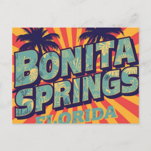 Bonita springs träumend postkarte