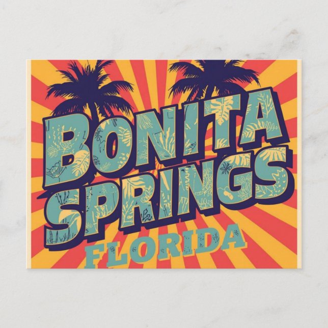 Bonita springs träumend postkarte (Vorderseite)