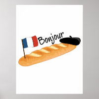Bonjour Baguette - Funny French Food