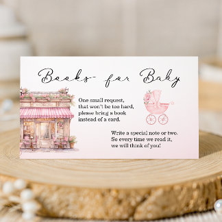 Bonjour Bebe Bücher für Baby Rosa Blumenmuster Begleitkarte