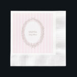 Bonjour Bebe French Patisserie Babydusche Pink Serviette<br><div class="desc">Bonjour Bebe Französisch Patisserie Baby Dusche Napkins. Verfügbare Matching-Elemente.</div>