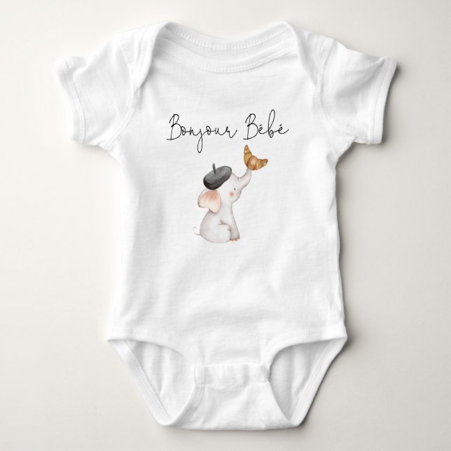 Bonjour Bebe Paris French Baby Baby Strampler (Vorderseite)