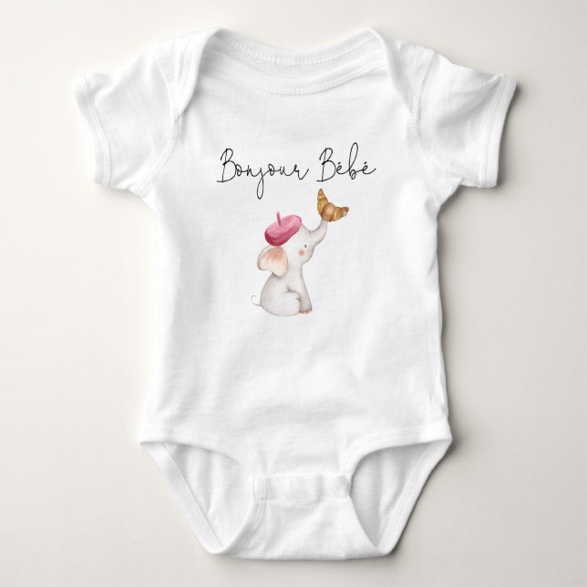 Bonjour Bebe Paris French Baby Baby Strampler (Vorderseite)