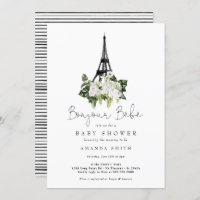 Bonjour Bebe Paris White Floral Baby Dusche