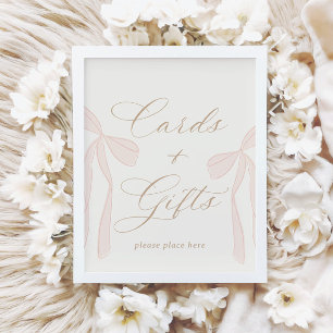 Bonjour Bébé Pink Paris Eiffel Tower Cards & Gesch Poster