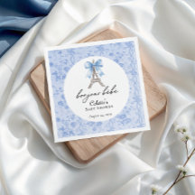 Bonjour Bebe Romantic Blue French Toile
