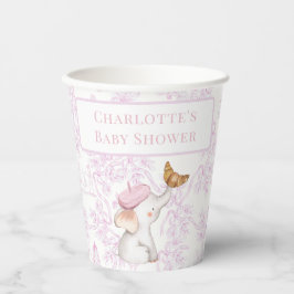 Bonjour Bebe Romantic French Girl Baby Shower Pappbecher