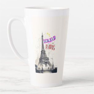Bonjour Colorful Paris Milchtasse