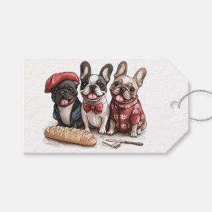 Bonjour Französische Bulldoggen Geschenkanhänger
