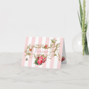 Bonjour, französische Inspirierte Karte